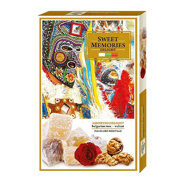 Локум Sweet Memories кукери с роза и орехи 140 гр.