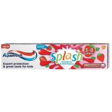 Паста за зъби AQUAFRESH Kids ягода 50 мл. - AQUAFRESH