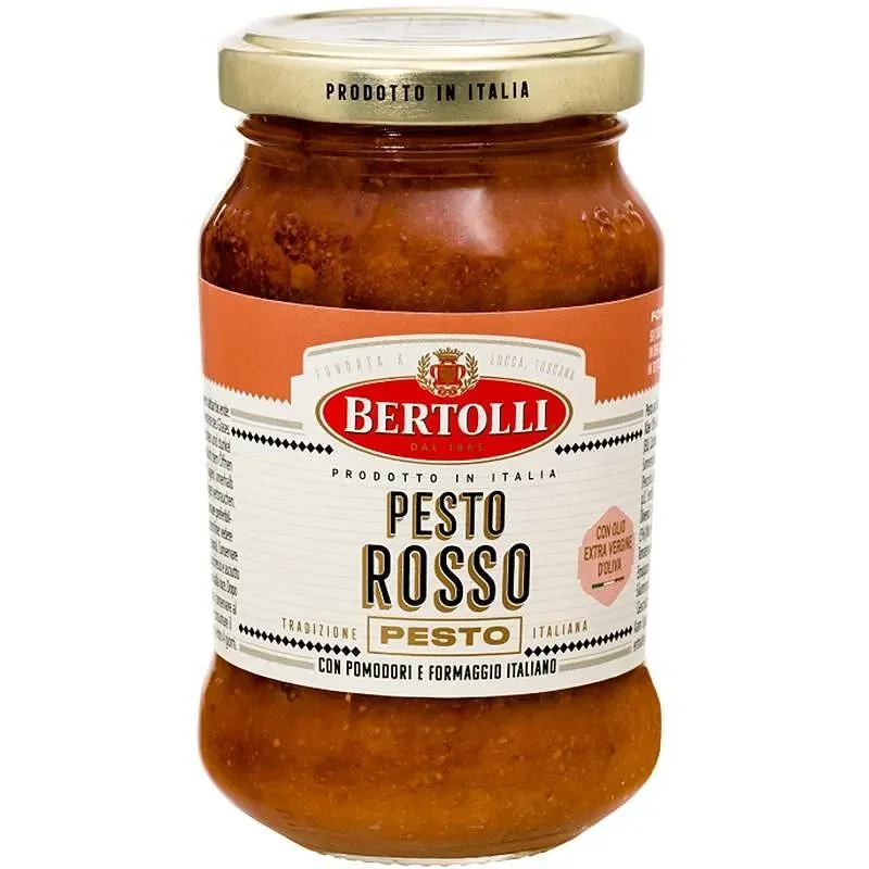 Песто BERTOLLI Rosso 185 гр.