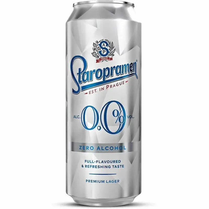 Бира STAROPRAMEN 0% алк. 500 мл - STAROPRAMEN