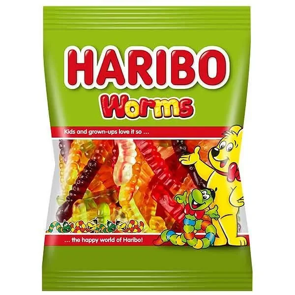 Желирани бонбони HARIBO Червеи 100 гр. - HARIBO
