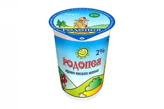 Кисело мляко РОДОПЕЯ 2% 500 гр.