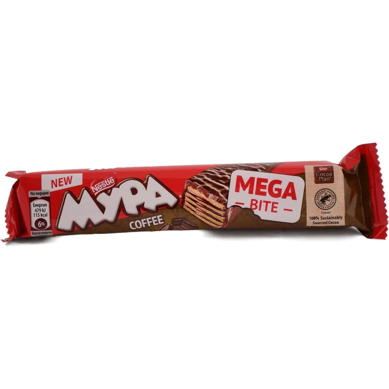 Вафла МУРА Mega Bite Кафе 45г - МУРА