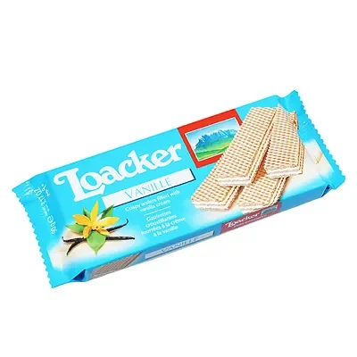 Вафли LOACKER ванилия 90 г - LOACKER