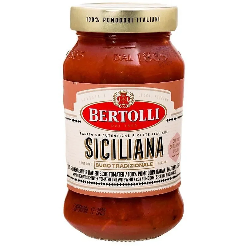 Сос BERTOLLI сицилиана 400гр - BERTOLLI