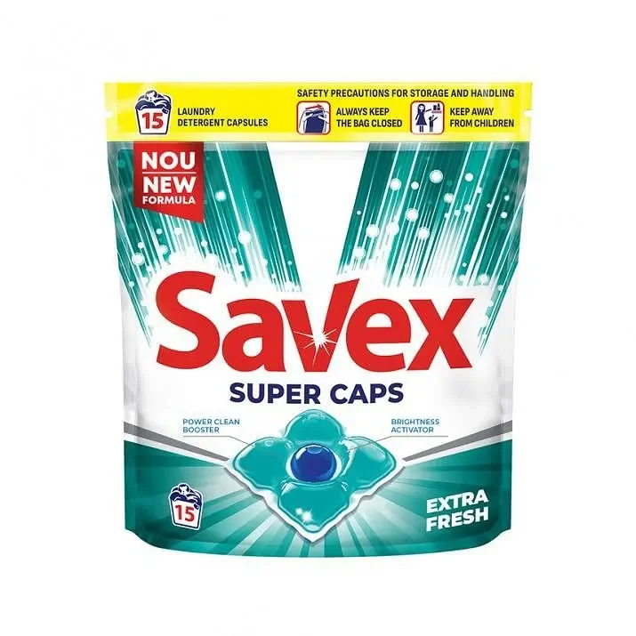Капсули за пране SAVEX SC Fresh 15бр - Savex