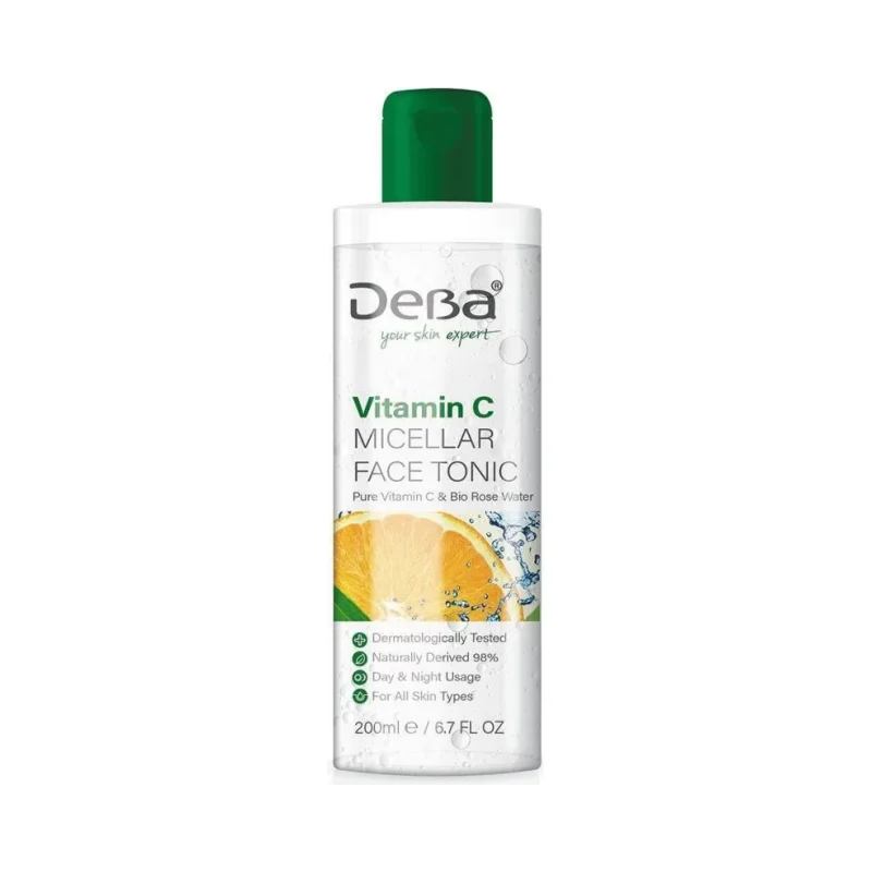 Мицеларен тоник DEBA Vitamin C 200мл - DEVA