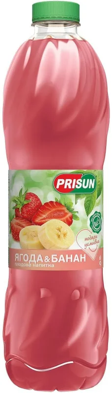 Напитка PRISUN Ягода-Банан 1.5 л. - PRISUN