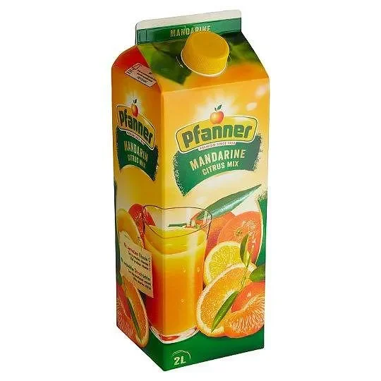 Плодова напитка PFANNER Мандарина 40% 2 л. - Pfanner