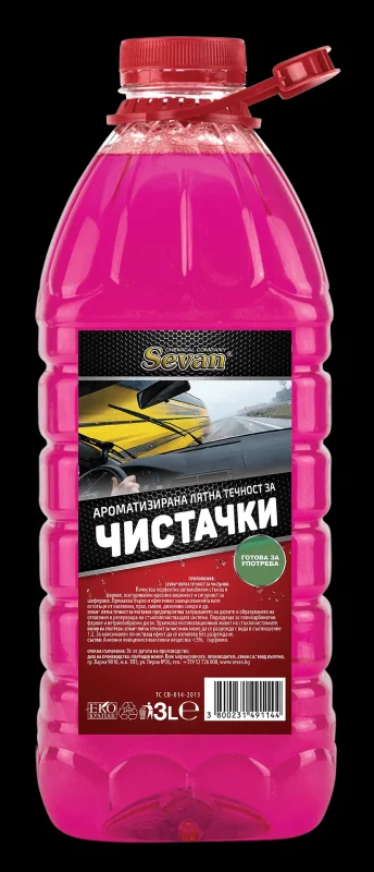 Лятна течност за чистачки SEVAN готова за употреба 3 л. - SEVAN