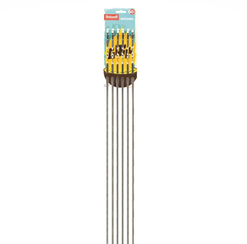 Шишове за барбекю UNIWELL 60 см., 6 бр. - UNIWELL