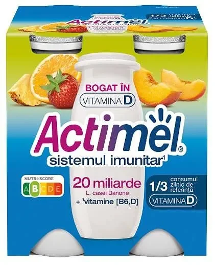 Млечен десерт ACTIMEL Мултифрут 4х100 г - ACTIMEL