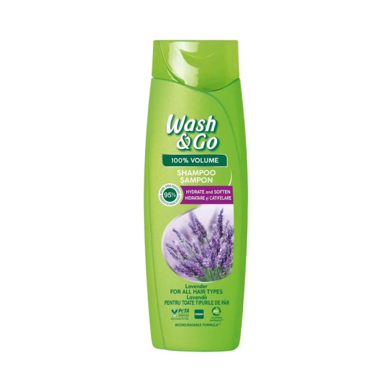 Шампоан WASH&GO Lavender 360мл - WASH&GO