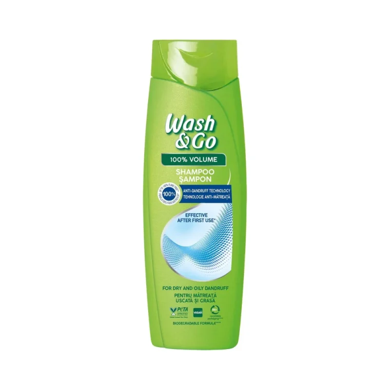 Шампоан WASH&GO п/в пърхут 360мл - WASH&GO