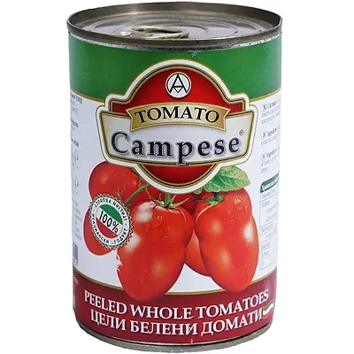Домати цели белени CAMPESE 400 гр.