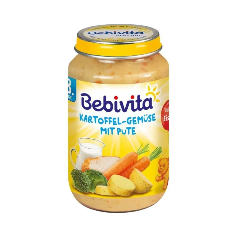 Био пюре BEBIVITA картоф,злч,пуйка 220гр - BEBIVITA