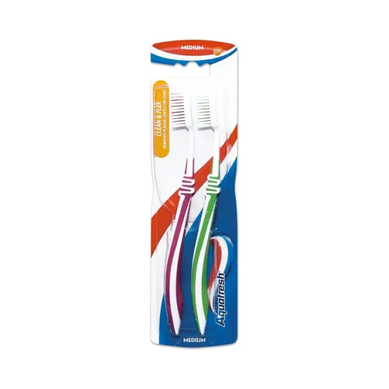 Четки за зъби AQUAFRESH Clean&Flex 2бр - Aquafresh