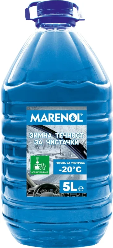Зимна течност за чистачки MARENOL до - 20°С, готова за употреба, 5 л. - Marenol