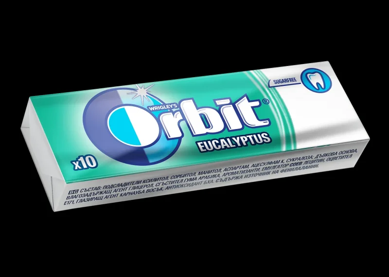 Дъвки ORBIT Евкалипт 10 бр.