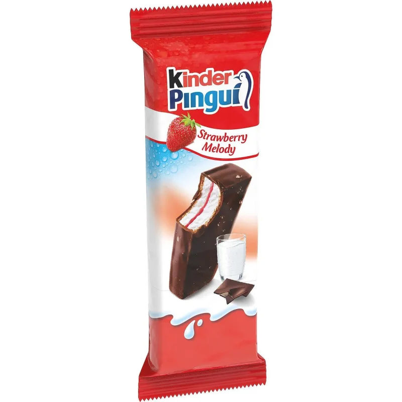 Млечен десерт KINDER PINGUI ягода 30 гр. - KINDER млечни десерти