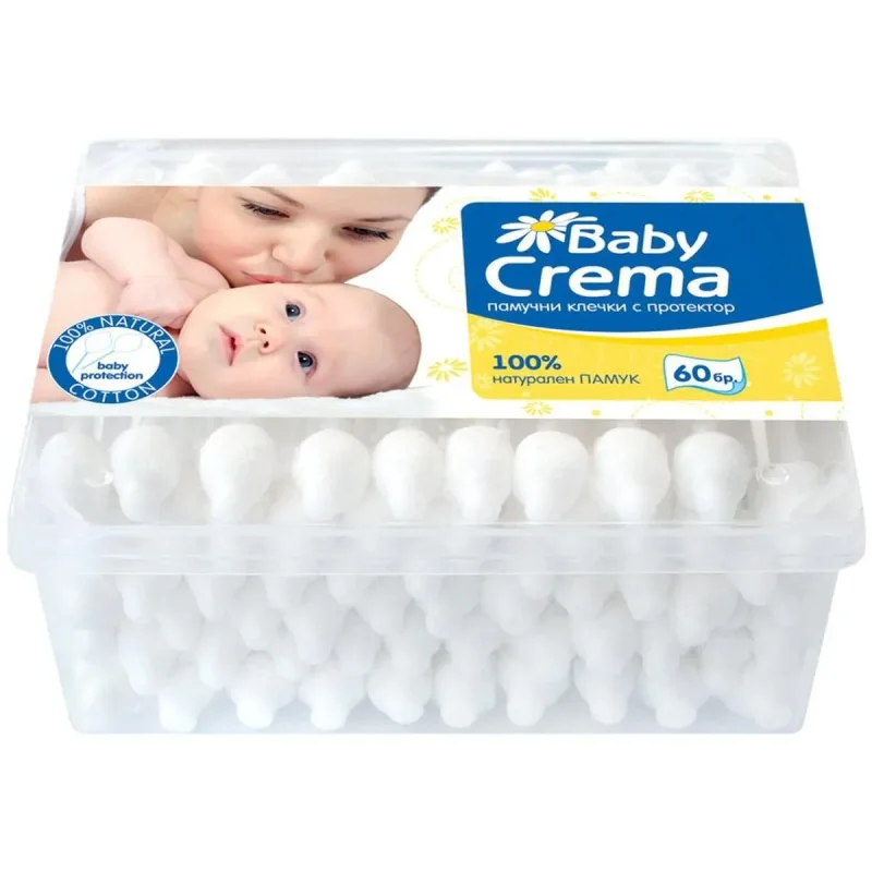 Клечки за уши BABY CREMA 60 бр.