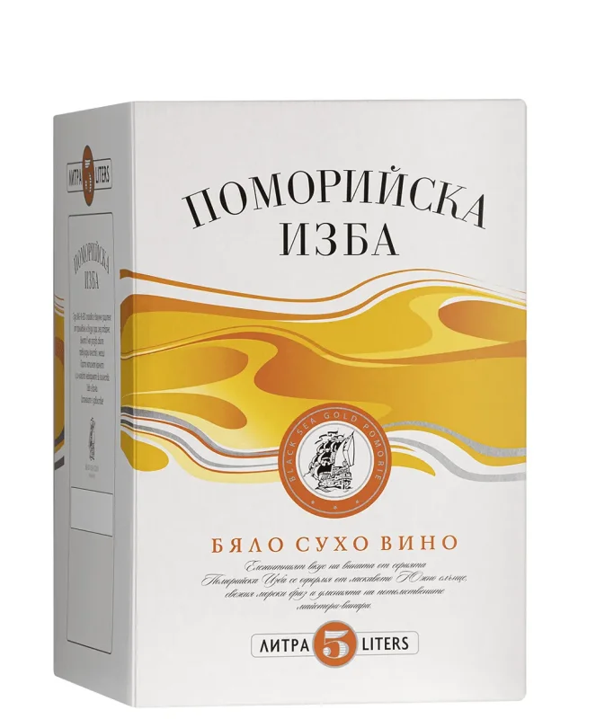Вино ПОМОРИЙСКА ИЗБА Бяло 5 л.