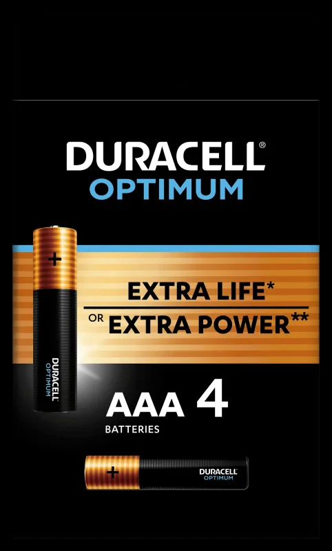 Батерия Duracell Optimum AAA 4 бр.