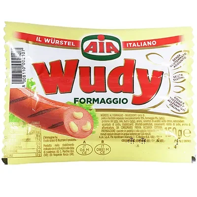 Кренвирши със сирене WUDY 150 г.