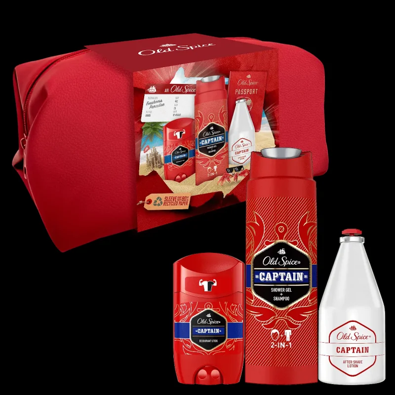Подаръчен комплект OLD SPICE Captain в несесер - OLD SPICE