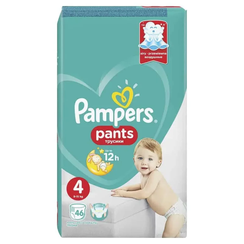 Бебешки пелени PAMPERS Pants PC 9-15кг 38бр - PAMPERS