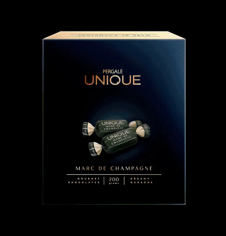 Бонбони UNIQUE Marc de Champagne 200г - PERGALE