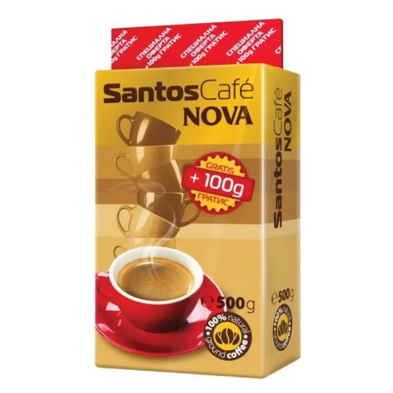 Разтв.кафе SANTOS Nova мляно 500г - Santos