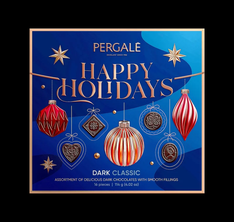 Бонбони PERGALE HAPPY HOLIDAYS Dark 114 гр. - PERGALE