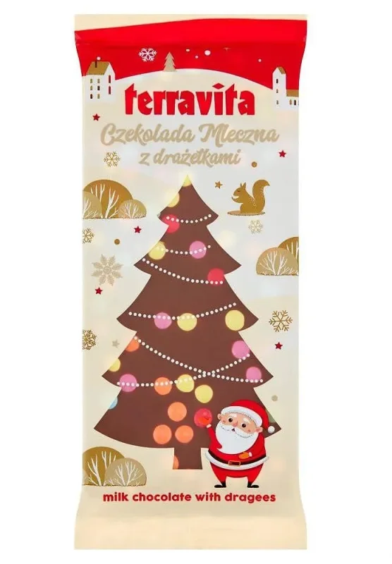 Коледно шоколадово драже TERRAVITA 105 гр. - TERRAVITA