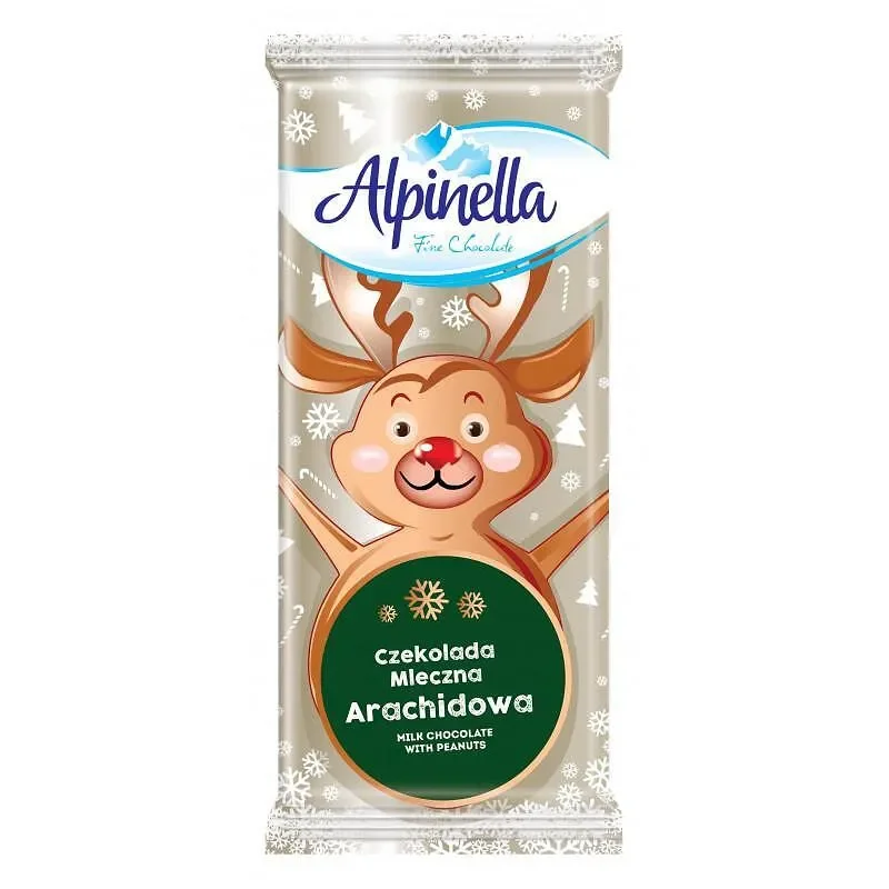 Шоколад ALPINELLA с фъстъци 90 гр.