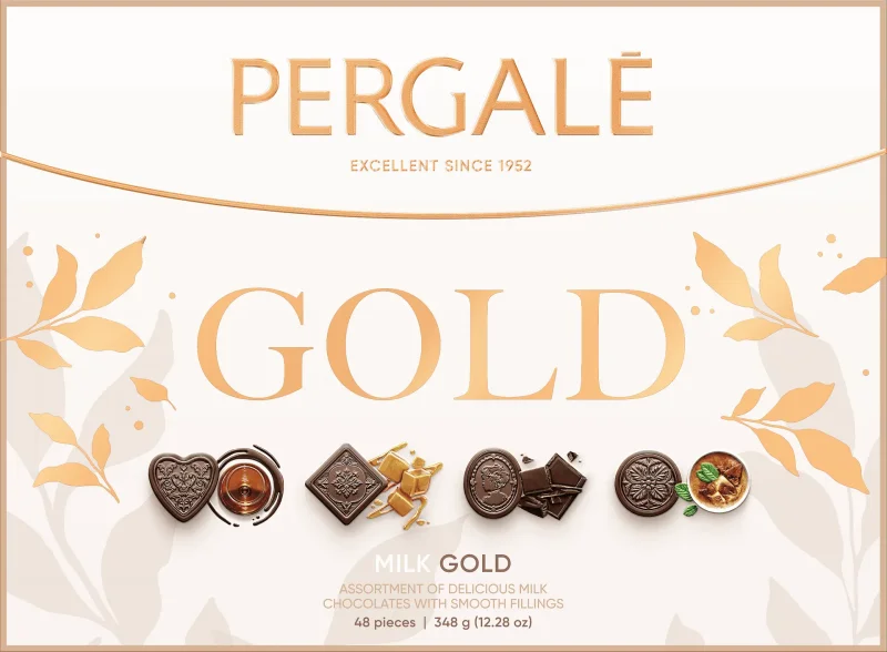 Бонбони PERGALE Milk Gold 348 г - PERGALE