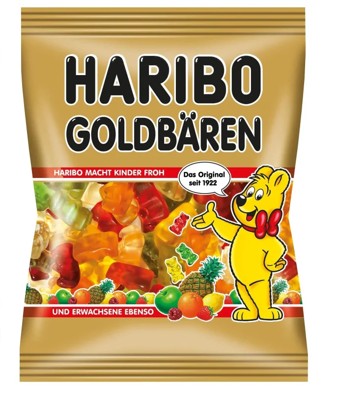 Желирани бонбони HARIBO плодове 100г - HARIBO
