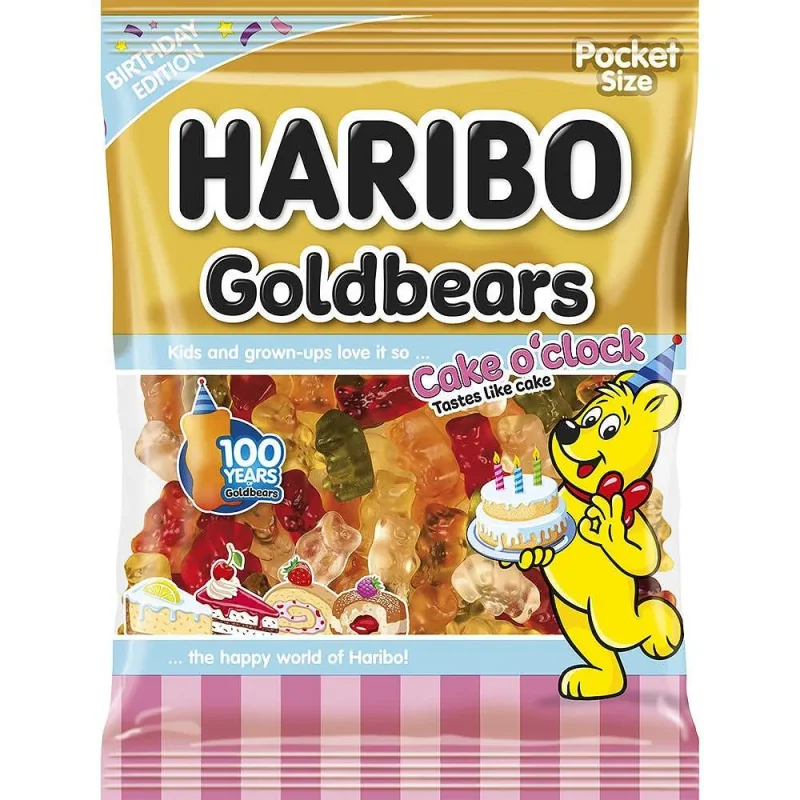 Желирани бонбони HARIBO рожден ден 100г - HARIBO