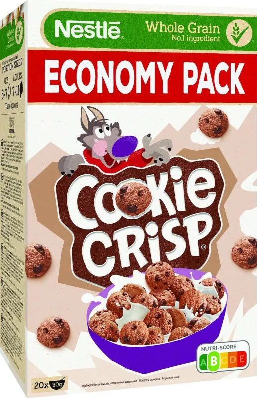 Зърнена закуска Cookie crisp 625гр+кутия - NESQUIK