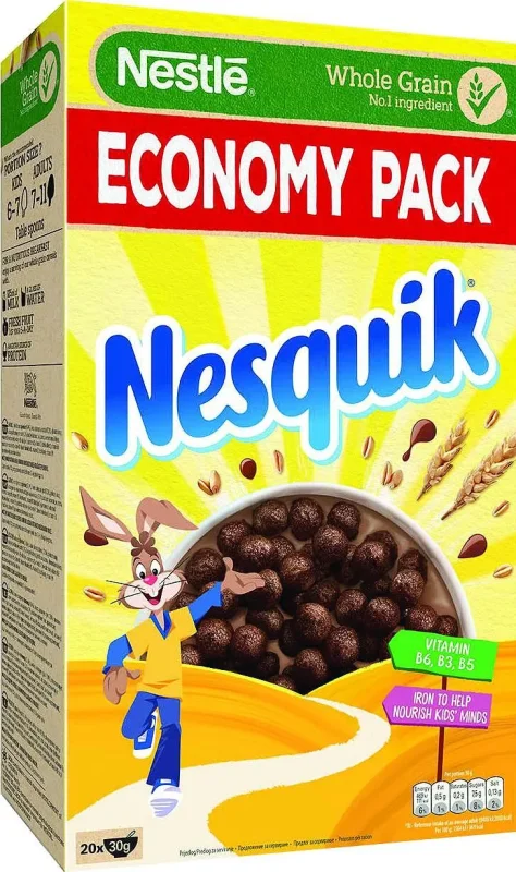 Зърн.закуска NESQUIK 625г +кутия - NESQUIK