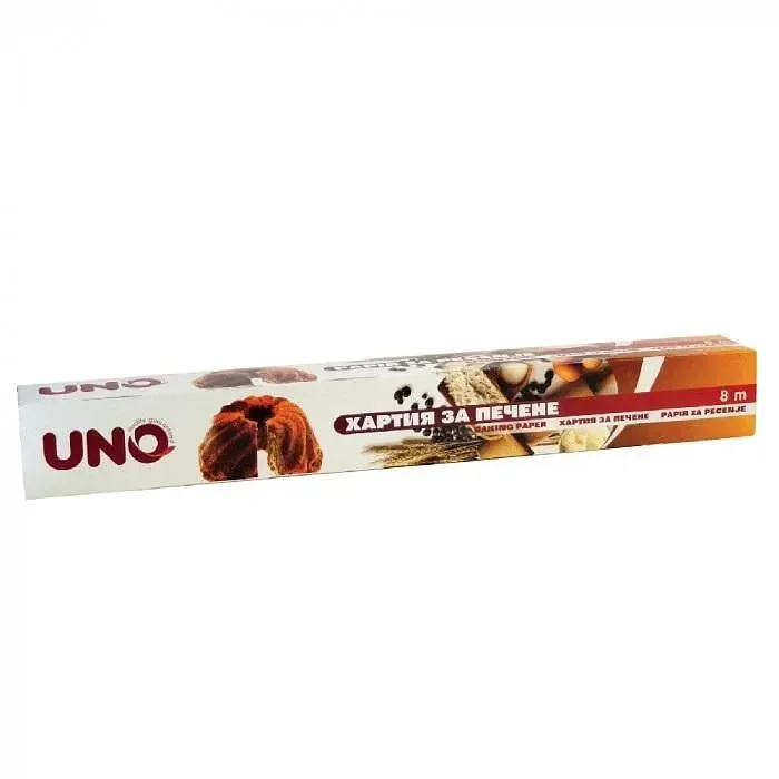 Хартия за печене UNO 8 м./38 см. - UNO