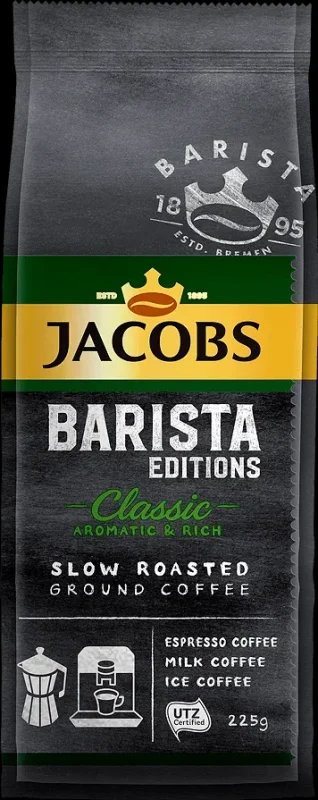 Кафе класик JACOBS BARISTA мляно 225 гр. - JACOBS