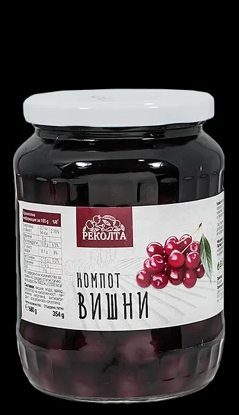 Компот вишни РЕКОЛТА 720 мл. - РЕКОЛТА