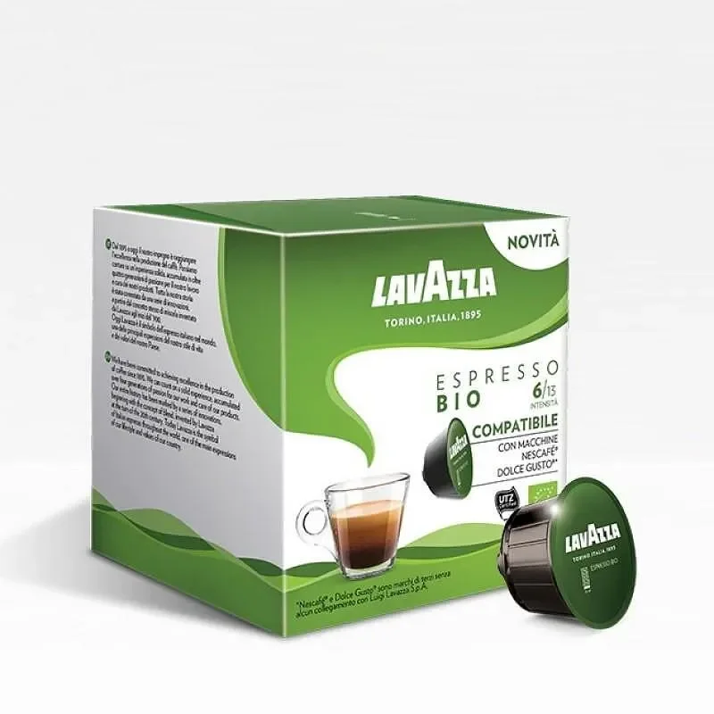 Кафе капсули LAVAZZA Dolce Gusto Espresso BIO 16 бр. - LAVAZZA