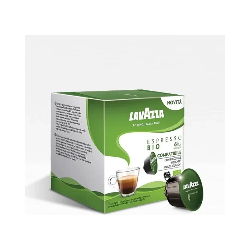 Кафе капсули LAVAZZA Dolce Gusto Espresso BIO 16 бр. - Lavazza
