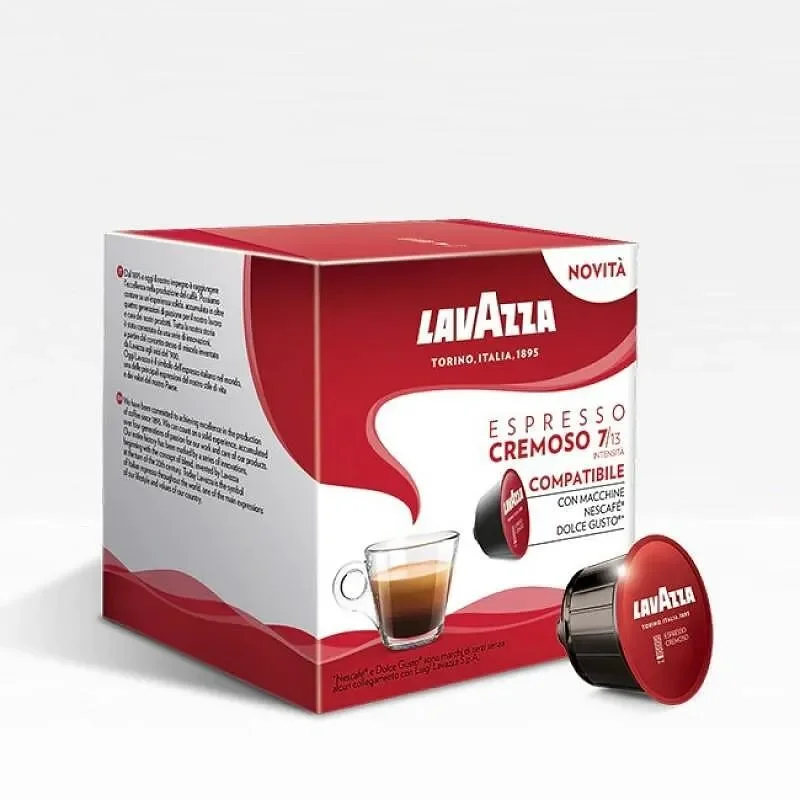 Кафе капсули LAVAZZA Espresso Cremoso 16 бр. (Dolce Gusto) - LAVAZZA