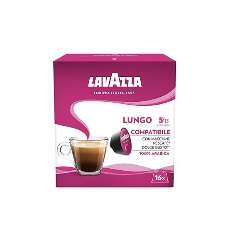 Кафе капсули LAVAZZA Lungo 16 бр. (Dolce Gusto) - LAVAZZA
