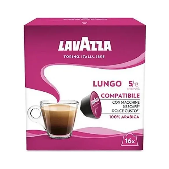 Кафе капсули LAVAZZA Lungo 16 бр. (Dolce Gusto) - Lavazza