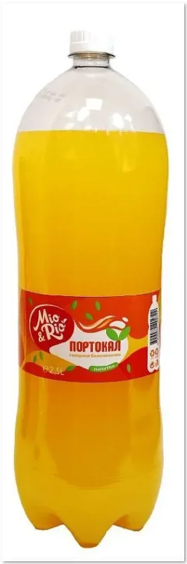 Газирана напитка MIO&RIO портокал 2.5 л - MIO&RIO