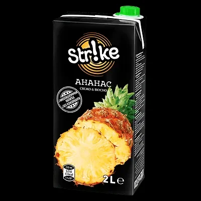 Пл.напитка STRIKE ананас 10% 2л - STRIKE
